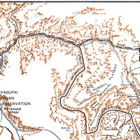 Grand Canyon National Park in 1919 - Vintage Map, Antique Map, Reproduction, Giclée, Fine Art, Wall Art, History - Thumbnail 3