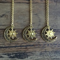 Sun-Moon Necklace 