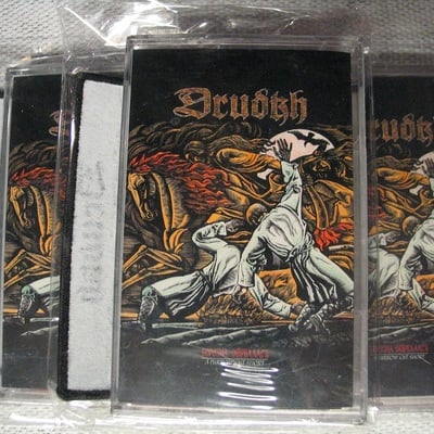 Drudkh - a furrow cut short cassette with patch