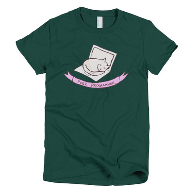 Purr programmer women's tee