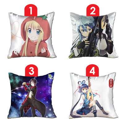 Brand new 40 x 40 cm square anime japan throw pillow cover