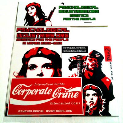 10 year hustle - vinyl sticker pack - by psychological industries