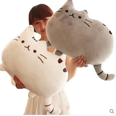 Kawaii cartoon cat pillow - Thumbnail 4