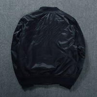 NBA 1946 CHICAGO BULLS CENTRAL DIV THICK PADDED BASEBALL BLACK JACKET - Thumbnail 3