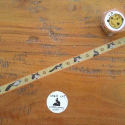 Cookie cat washi tape