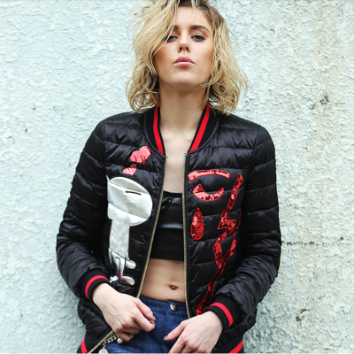 Maxmartin special design tuzki figured winter coat m5193rt54 - Thumbnail 5