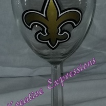 Personalized Diva Wine Glass