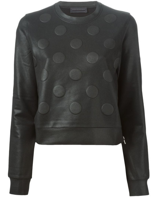 Diesel Black Gold Black Polka Dot Sweater