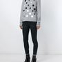 Diesel Black Gold Grey Polka Dot Sweatshirt-3