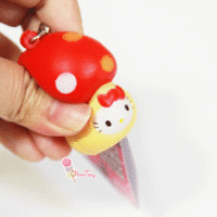 Hello Kitty in a Mushroom Squishy (with Tags) - Thumbnail 3