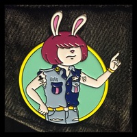 Molly Ramone Enamel Pin SW035 - Thumbnail 1