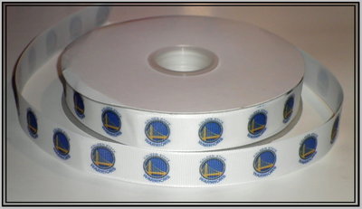 7/8" GS Warriors Inspired Custom Printed Grosgrain Ribbon