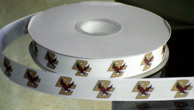 7/8" Boston College Inspired Custom Printed Grosgrain Ribbon