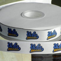 7/8" UCLA Bruins Inspired Custom Printed Grosgrain Ribbon