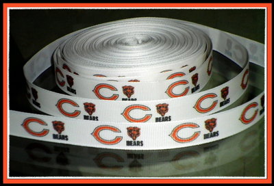 5/8" Bears Inspired Custom Printed Grosgrain Ribbon