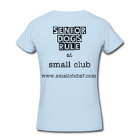 "senior" small club baby blue tee for women - Thumbnail 1