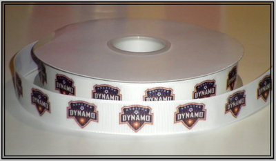 7/8" Dynamo Inspired Custom Printed Grosgrain Ribbon