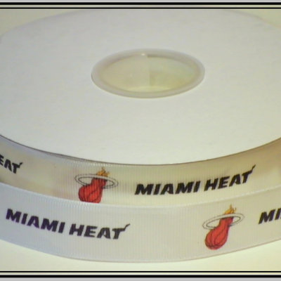 7/8" heat inspired custom printed grosgrain ribbon
