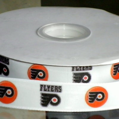 7/8" flyers inspired custom printed grosgrain ribbon
