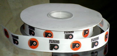 7/8" Flyers Inspired Custom Printed Grosgrain Ribbon