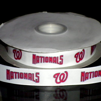 7/8" nationals inspired custom printed grosgrain ribbon