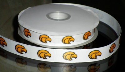 7/8" Southern Miss University Inspired Custom Printed Grosgrain Ribbon
