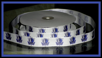 7/8" Mavericks Inspired Custom Printed Grosgrain Ribbon