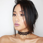 Lynn Lace Choker (Black) - Thumbnail 2
