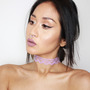 Lynn Lace Choker (Lilac) - Thumbnail 2