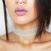 Lolita Lace Choker (Baby Blue)