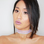 Lolita Lace Choker (Pink & Blue) - Thumbnail 2