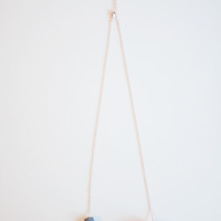 Red Tinted Glass Necklace NL1045 - Thumbnail 3