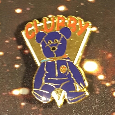 Clubby enamel pin
