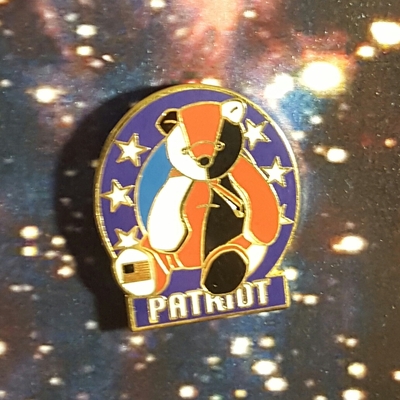 Patriot enamel pin