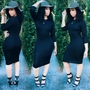 Susie Q Dress-Black - Thumbnail 1