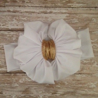 White with gold center