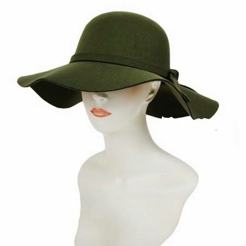 Olive Floppy Hat
