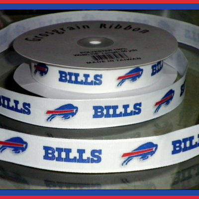 7/8" bills inspired custom printed grosgrain ribbon