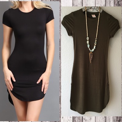Fitted T-Shirt Dress