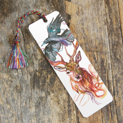 Stag & raven - bookmark - Thumbnail 5