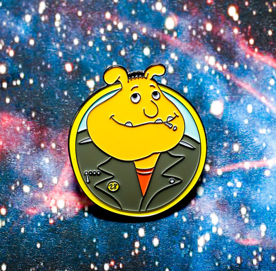 Binkee Weasel Enamel Pin SW033