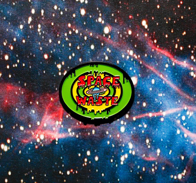 Sick Sad Space Waste Enamel Pin SW012