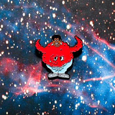 Meat albert enamel pin sw021