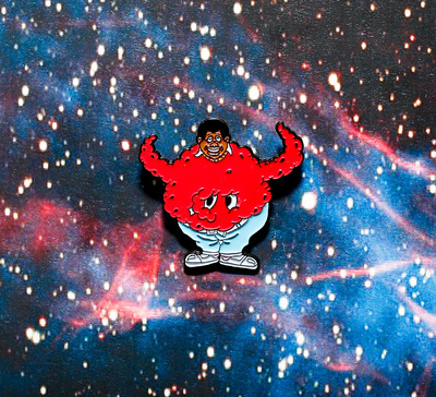 Meat Albert Enamel Pin SW021