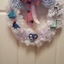 Frozen Theme Wreath