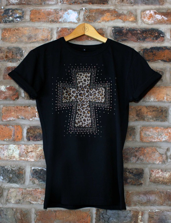 Leopard Print Cross