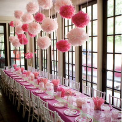 20 paper pom poms | birthday | wedding