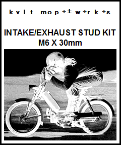 Kvlt Moped Werkes - Intake/Exhaust Studs