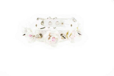 Roses spiked choker 