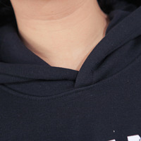 XL/2XL Plus Size Black Casual Hoodie Dress SP154642 - Thumbnail 2